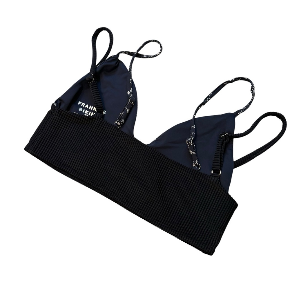 Frankies Bikinis Bellamy Ribbed Bandana Bikini Top in Dixie, Sz S - Picture 10 of 16